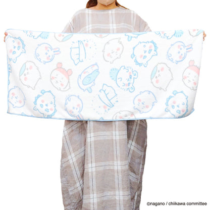 Chiikawa Quick-Dry Face Towel (Relax)