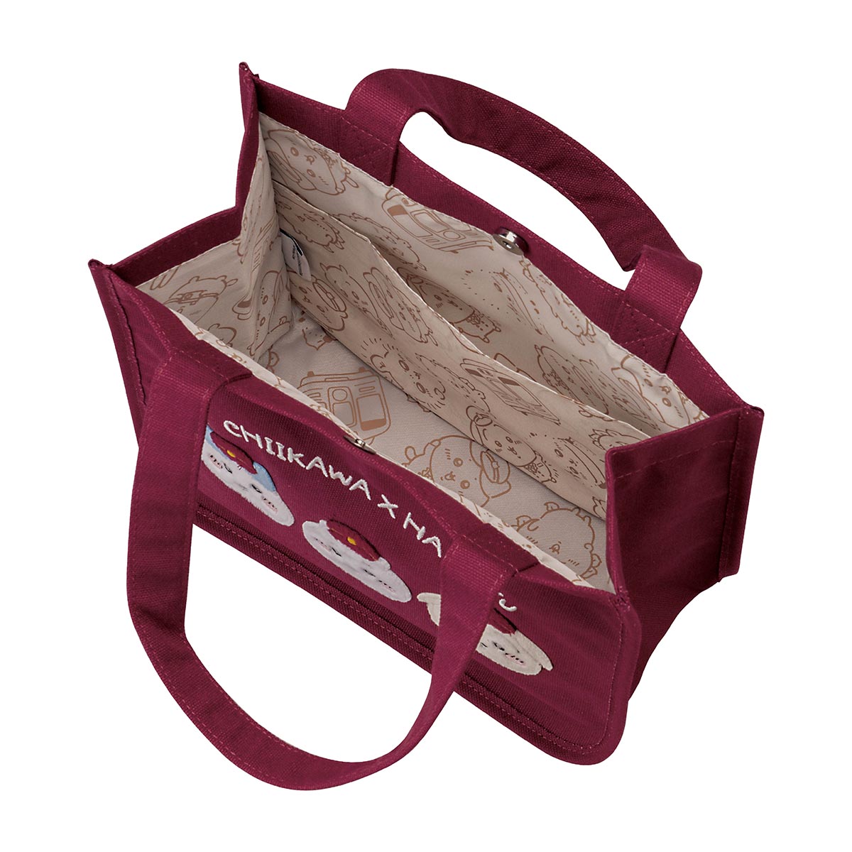 ちいかわ 阪急電車なスクエアランチトートバッグ