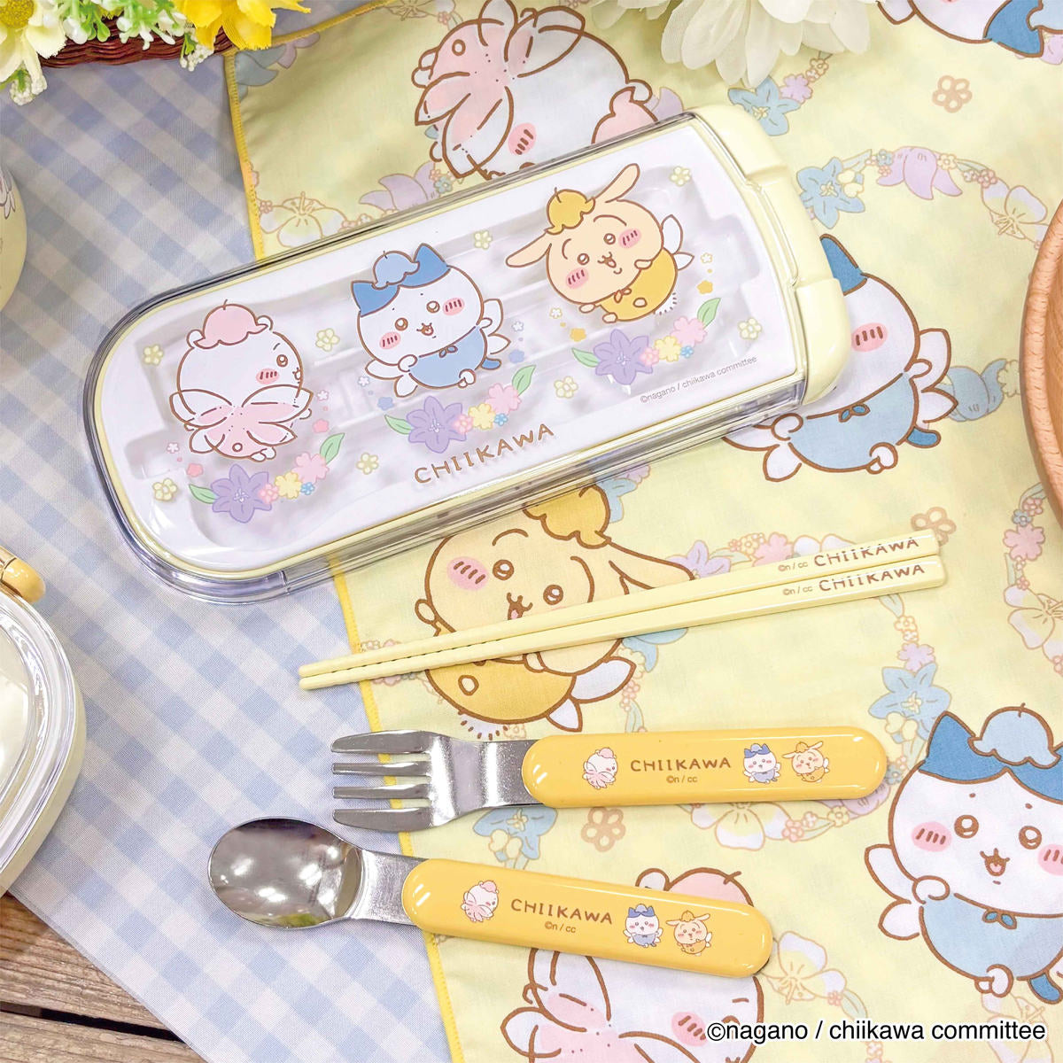 Chiikawa Slide Lid Trio Set (Fairy Flower)