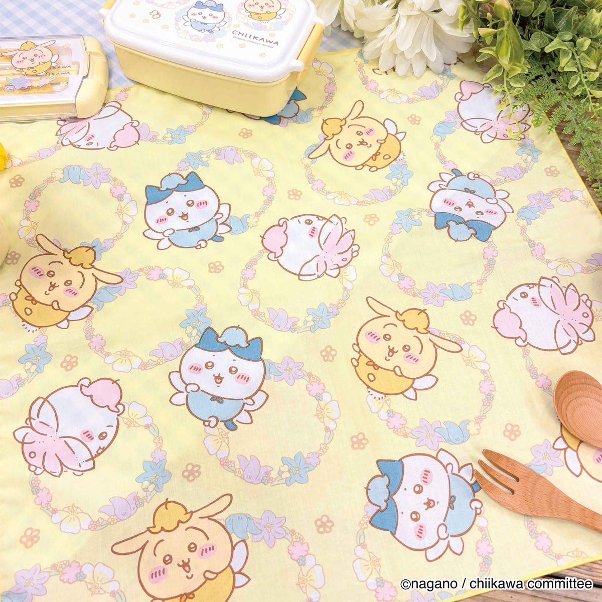 Chiikawa Lunch Cloth (Fairy Flower)