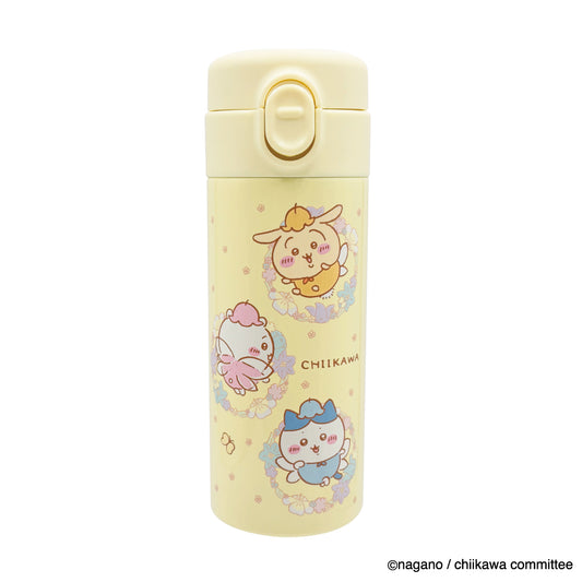 ちいかわ ワンタッチステンレスボトル 350ml（フェアリーフラワー）
