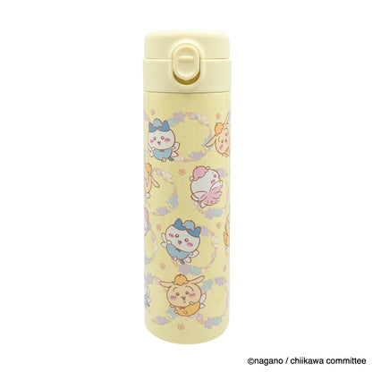 吉伊卡哇 一键式不锈钢水壶 500ml（花仙子）