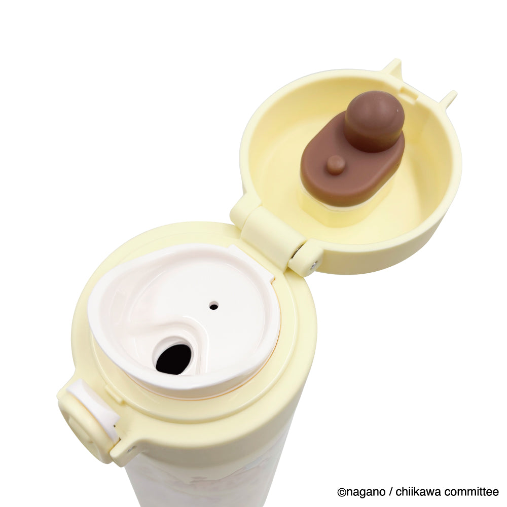 吉伊卡哇 一键式不锈钢水壶 500ml（花仙子）