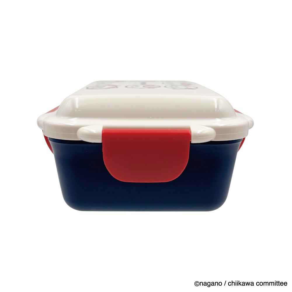 Chiikawa 4-Point Lock 1-Tier Lunch Box (Ribbon)