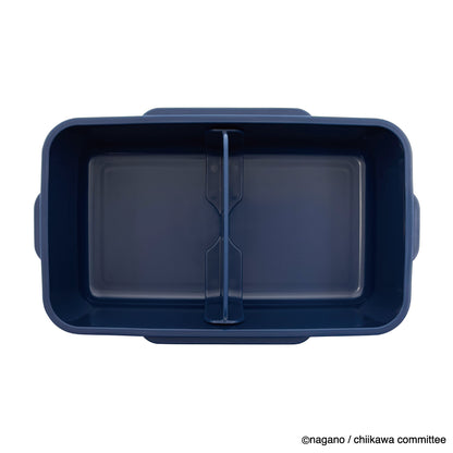 Chiikawa 4-Point Lock 1-Tier Lunch Box (Ribbon)