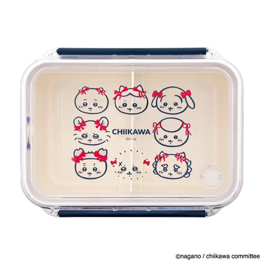 Chiikawa Rectangular Lunch Box (Ribbon)