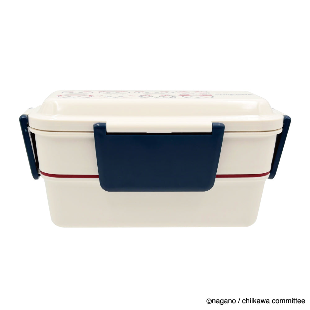 ちいかわ 4点ロック2段ランチボックス（リボン）