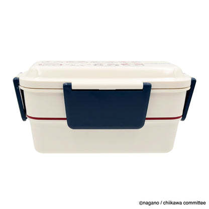 ちいかわ 4点ロック2段ランチボックス（リボン）