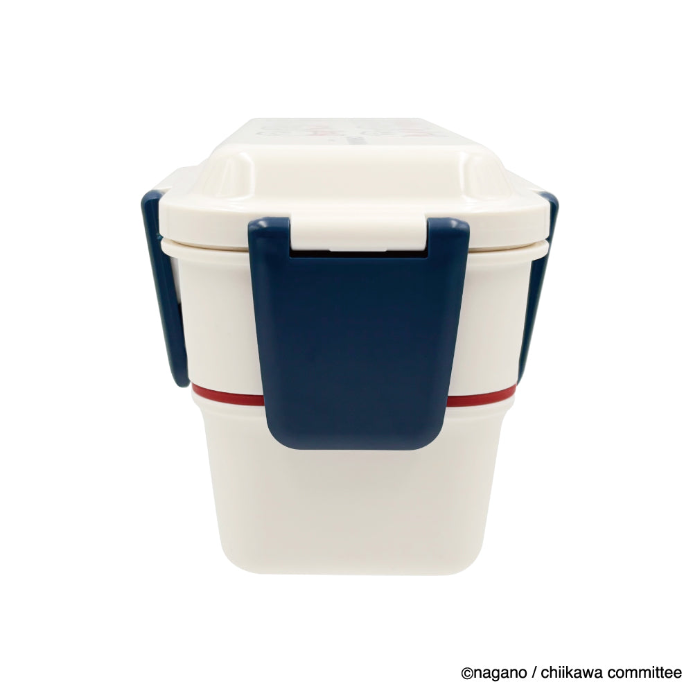 ちいかわ 4点ロック2段ランチボックス（リボン）