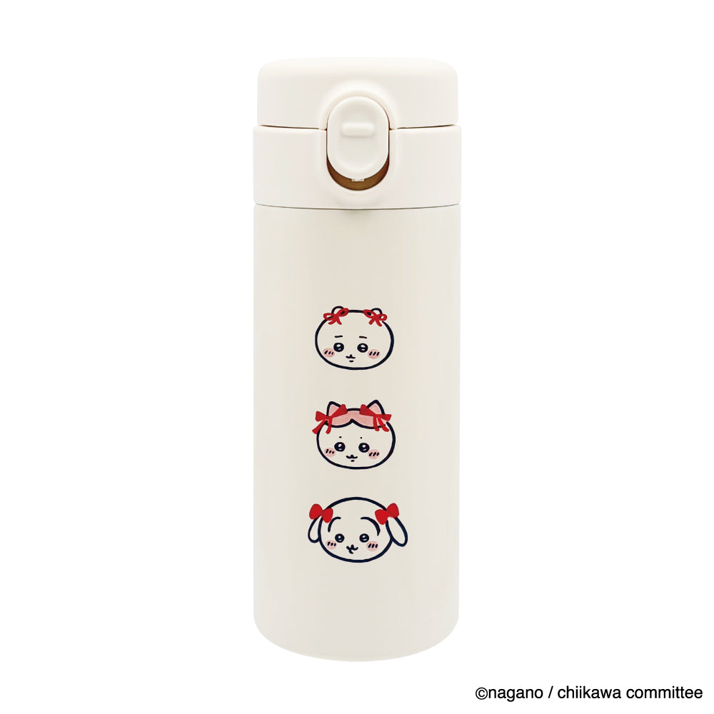 Chiikawa One-Touch Stainless Bottle 350ml (Ribbon)