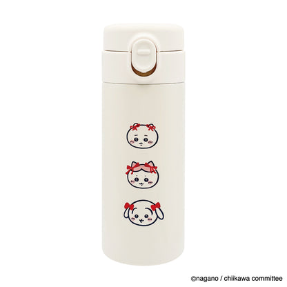 Chiikawa One-Touch Stainless Bottle 350ml (Ribbon)