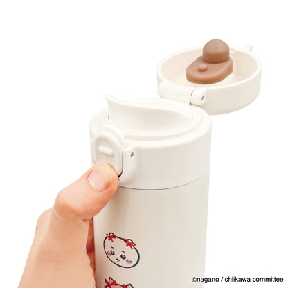 Chiikawa One-Touch Stainless Bottle 350ml (Ribbon)
