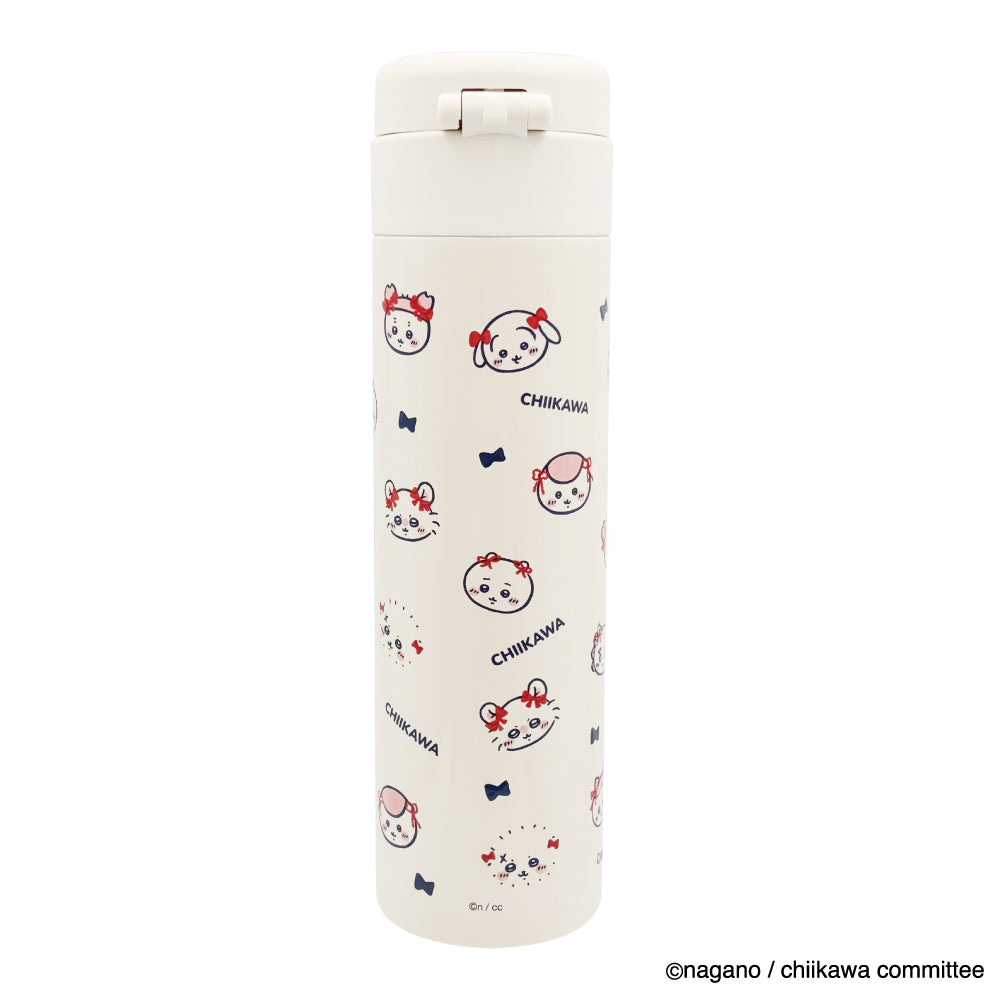 吉伊卡哇 One-Touch不鏽鋼瓶 500ml（絲帶）