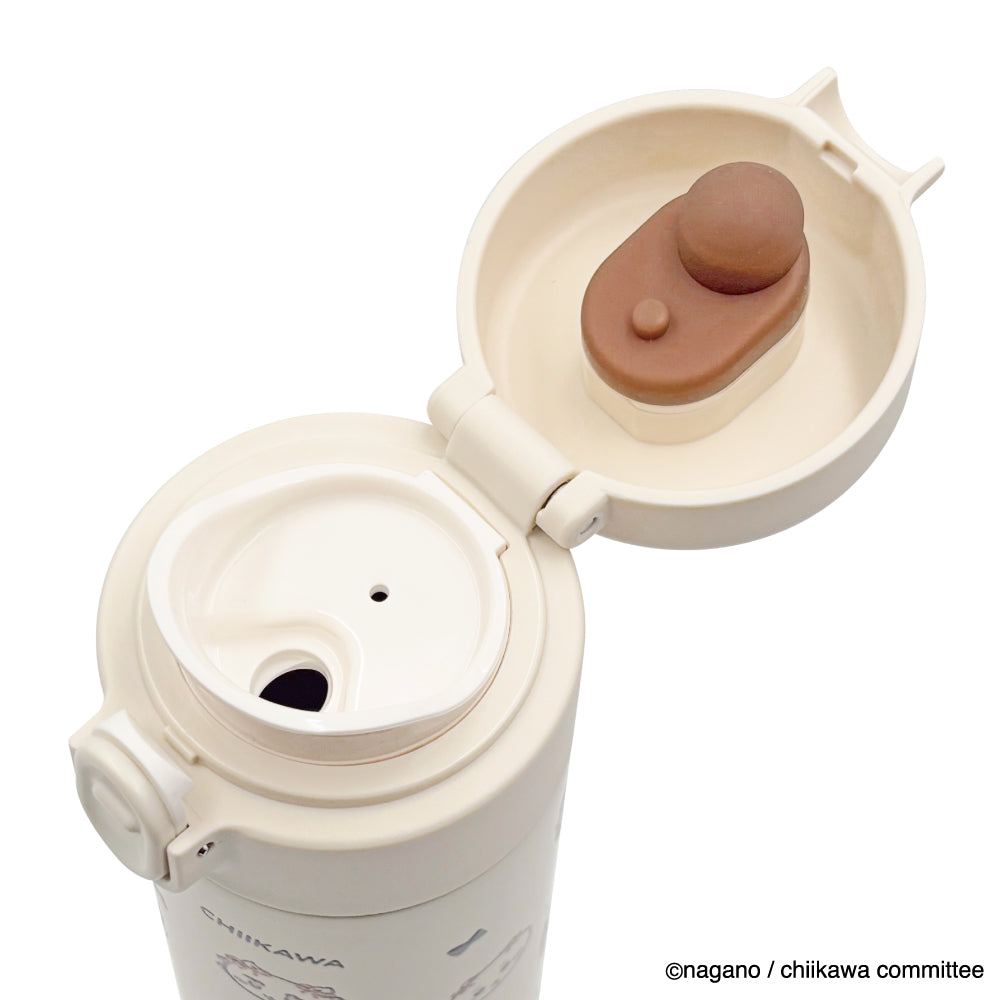 吉伊卡哇 One-Touch不鏽鋼瓶 500ml（絲帶）