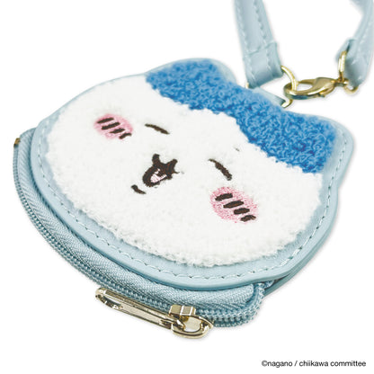 Chiikawa Sagala Mini Pouch with Face (Hachiware)