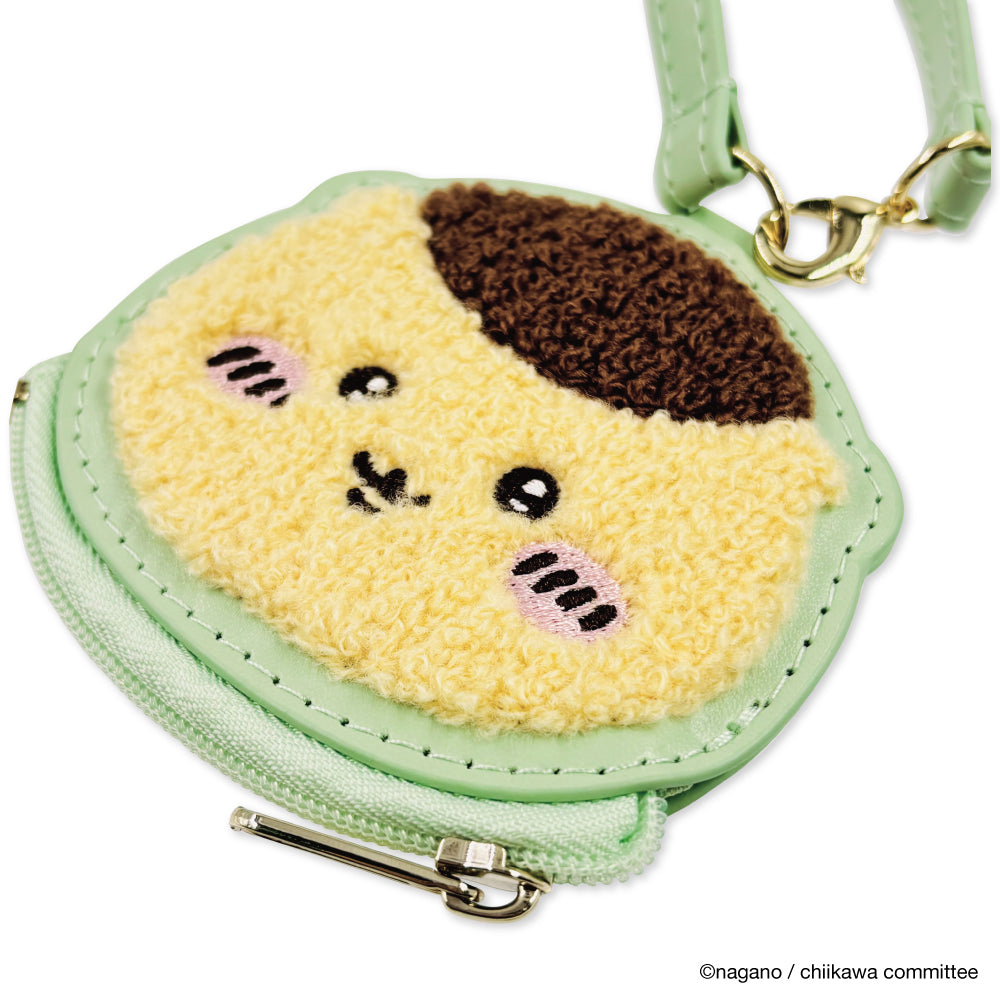Chiikawa Sagala Mini Pouch with Face (Kurimanju)