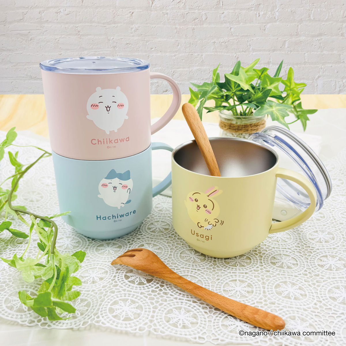 ちいかわ スタッキング蓋つきステンレスマグ（うさぎ）