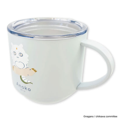 ちいかわ スタッキング蓋つきステンレスマグ（あのこ）