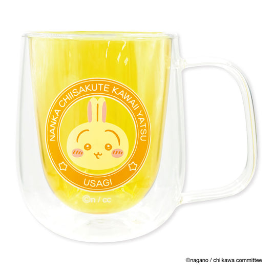 吉伊卡哇 雙層玻璃杯 (兔兔)