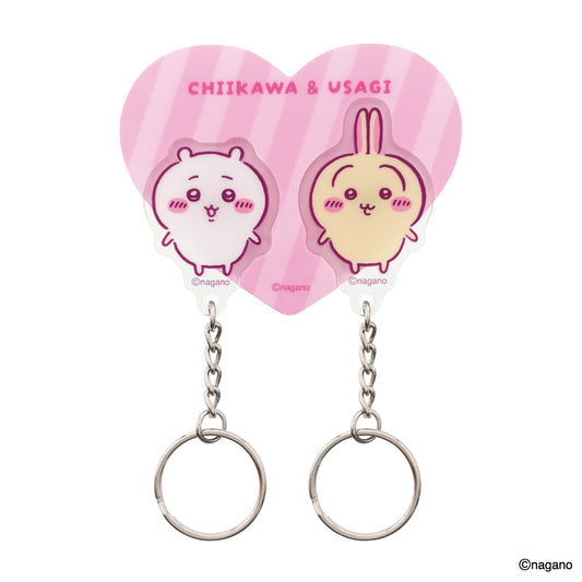ちいかわ ただいまキーホルダー（ちいかわ＆うさぎ）
