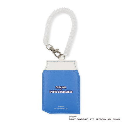 ちいかわ×サンリオキャラクターズ スーパーマーケットなフェイクダイカットパスケース（ちいかわ＆シナモロール）