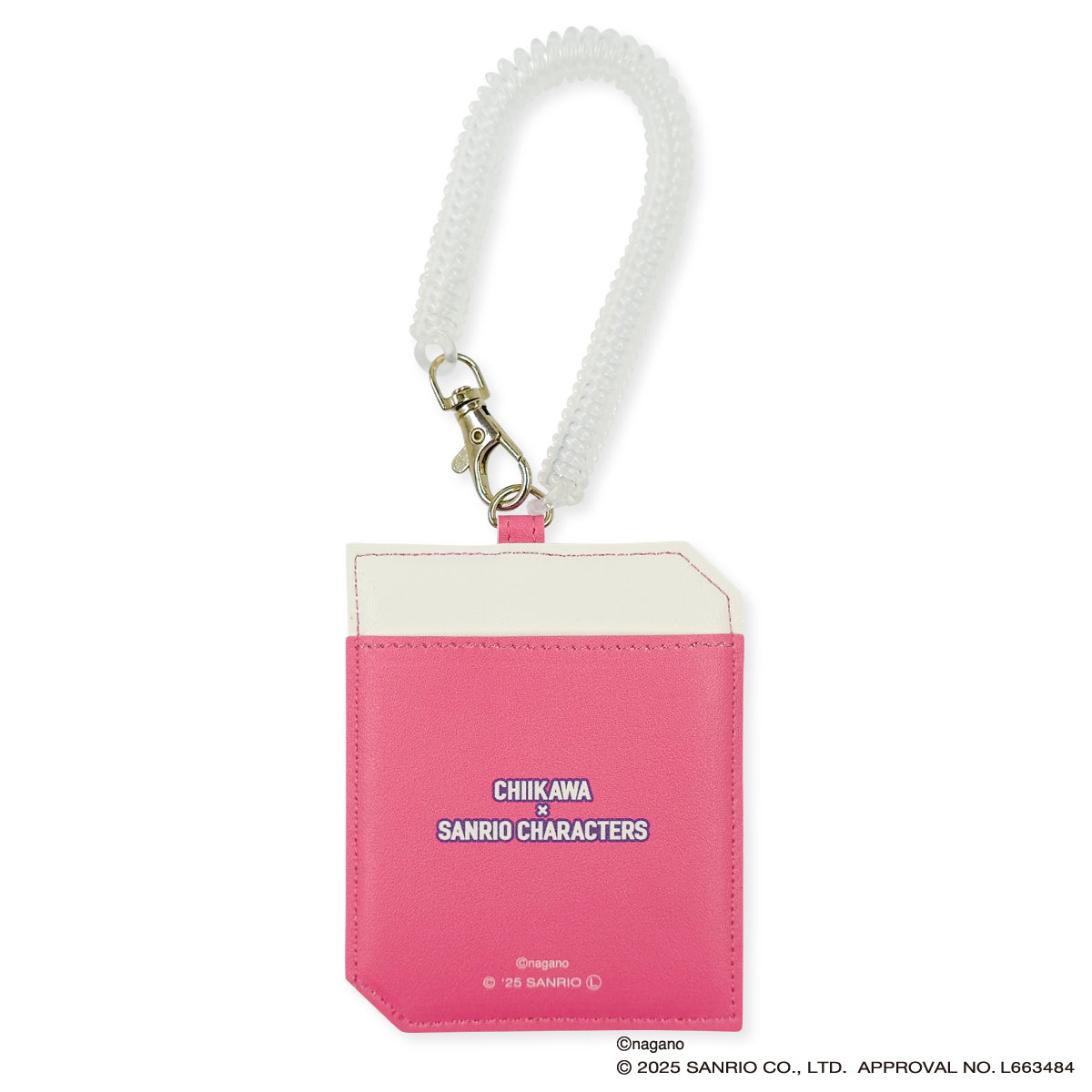 ちいかわ×サンリオキャラクターズ スーパーマーケットなフェイクダイカットパスケース（モモンガ＆クロミ）
