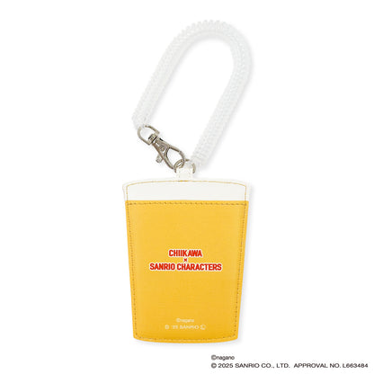 ちいかわ×サンリオキャラクターズ スーパーマーケットなフェイクダイカットパスケース（古本屋＆マイメロディ）