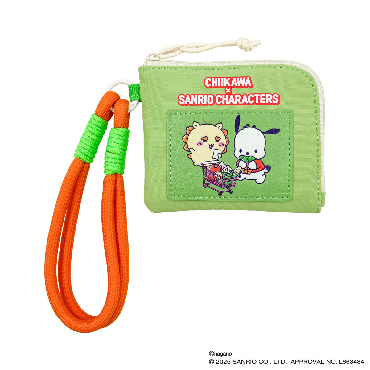 ちいかわ×サンリオキャラクターズ スーパーマーケットなコンパクトウォレット（シーサー＆ポチャッコ）