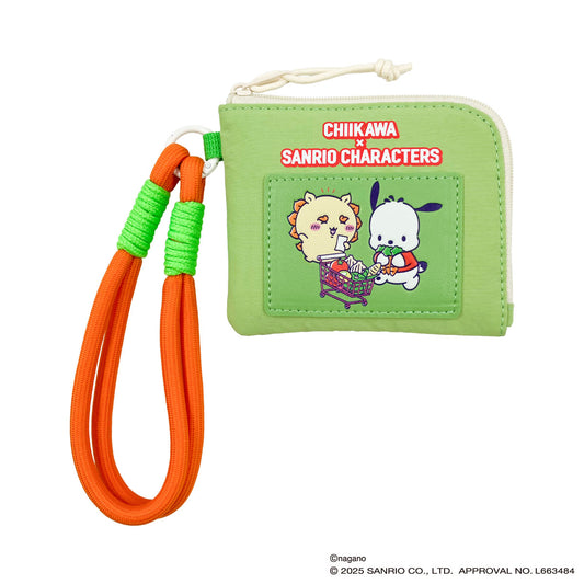 ちいかわ×サンリオキャラクターズ スーパーマーケットなコンパクトウォレット（シーサー＆ポチャッコ）