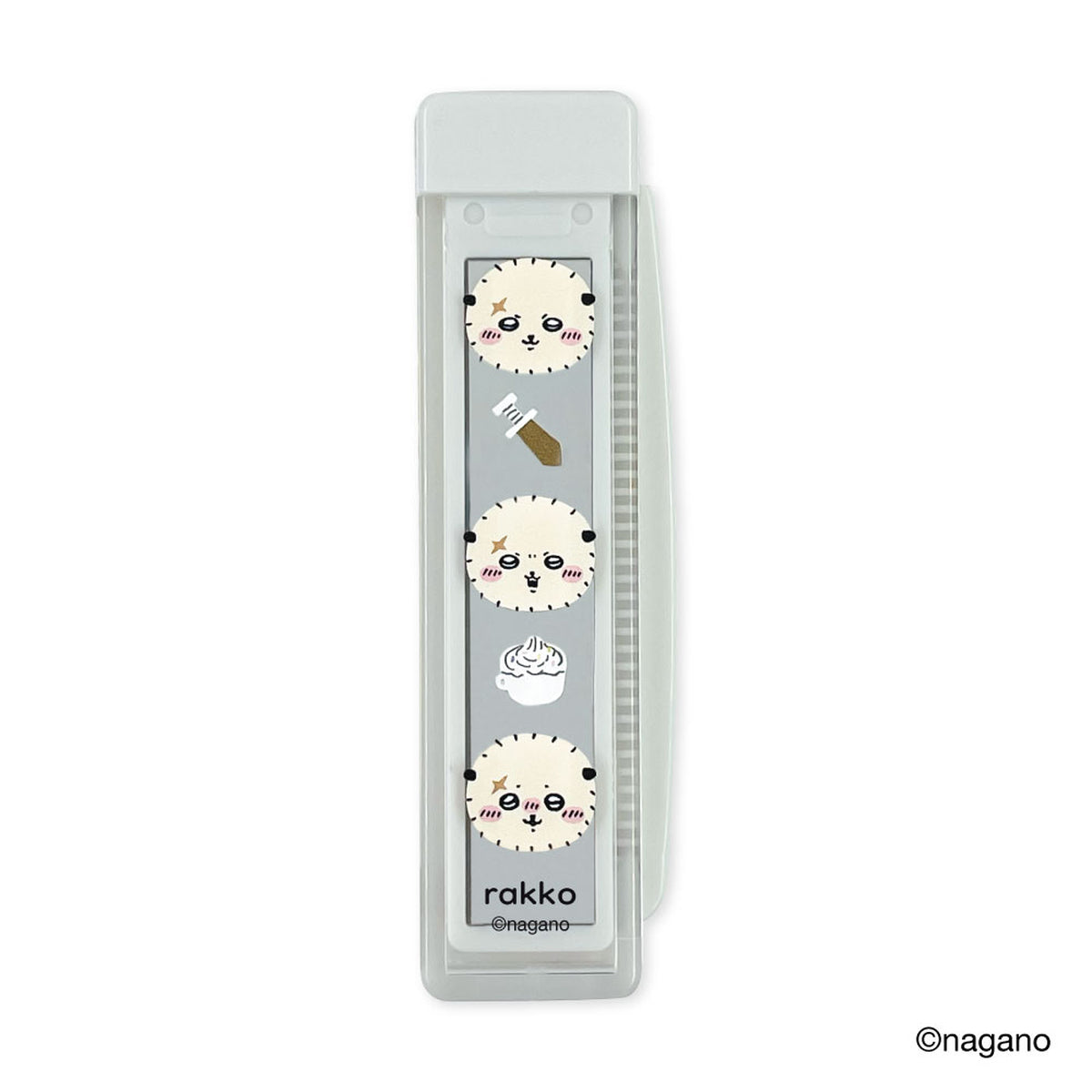 Chiikawa Slim Comb & Mirror (Rakko)