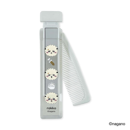 Chiikawa Slim Comb & Mirror (Rakko)