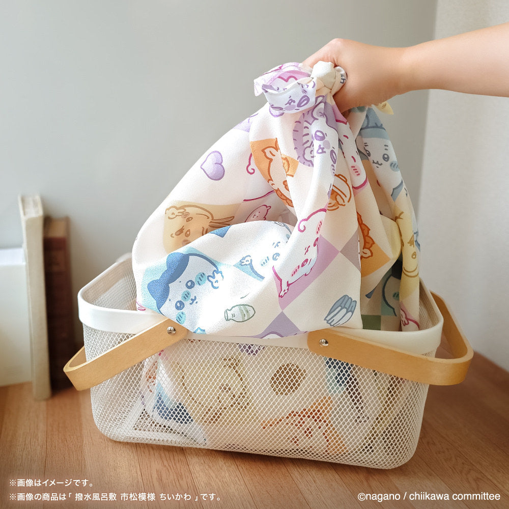 ちいかわ 撥水風呂敷（市松模様）