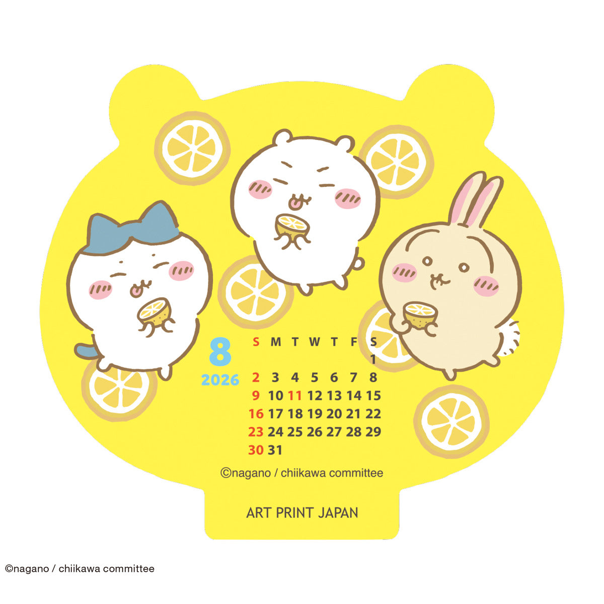 ちいかわ ダイカット卓上カレンダー2026