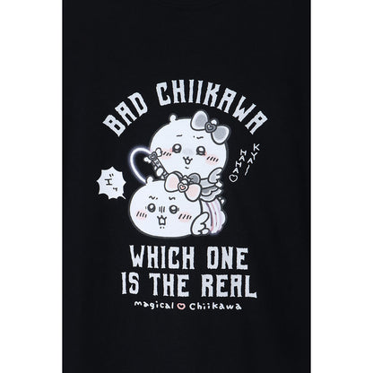 치이카와 매지컬 치이카와 티셔츠 BAD CHIIKAWA 블랙