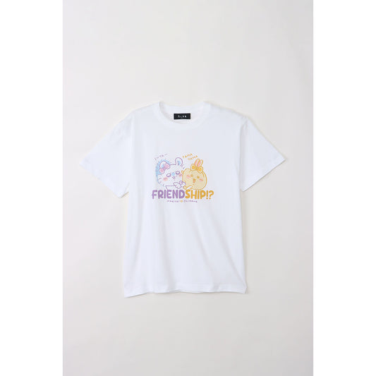 吉伊卡哇 魔法吉伊卡哇 T恤 FRIEND SHIP！？ 白色