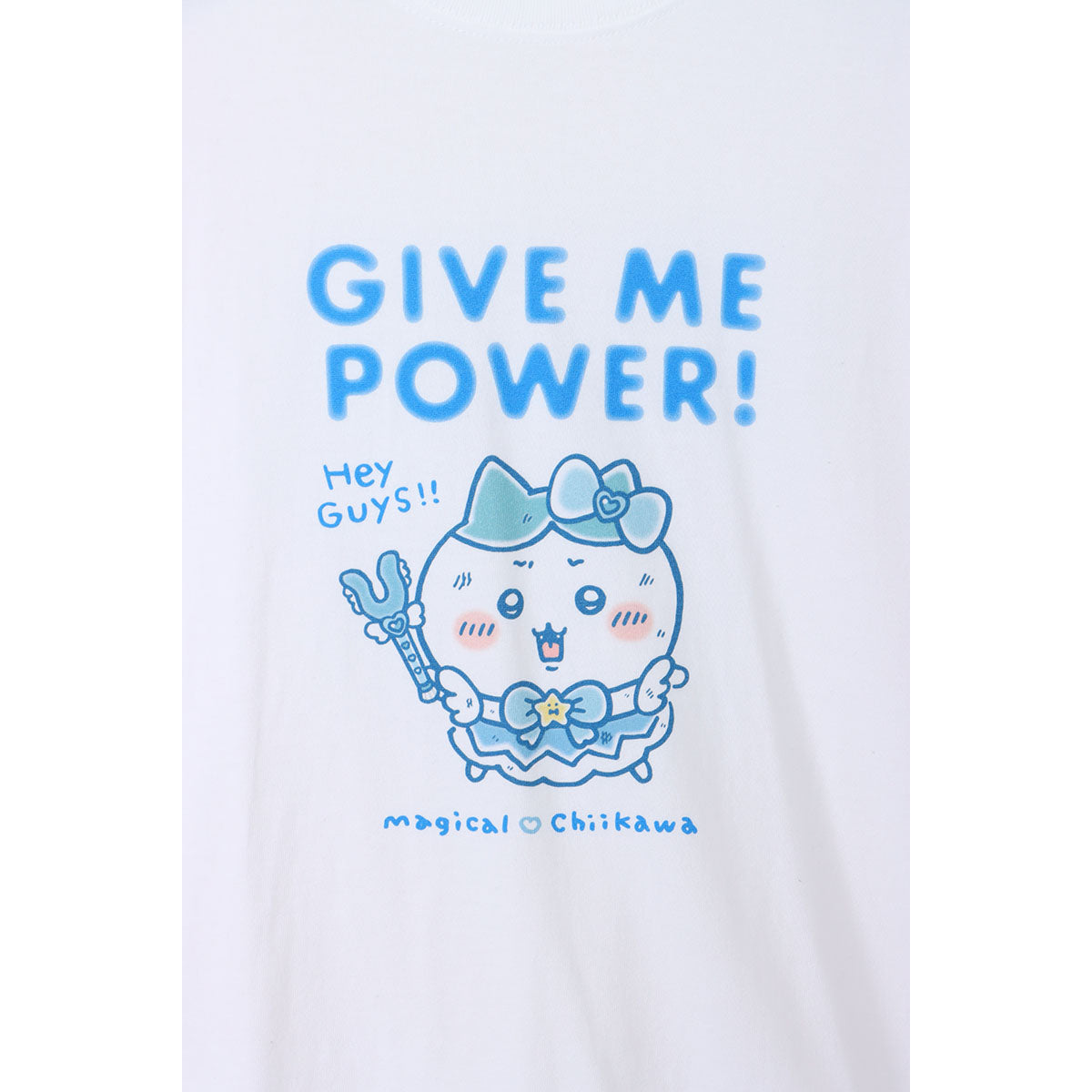 吉伊卡哇 魔法吉伊卡哇 T恤 GIVE ME POWER！！ 白色