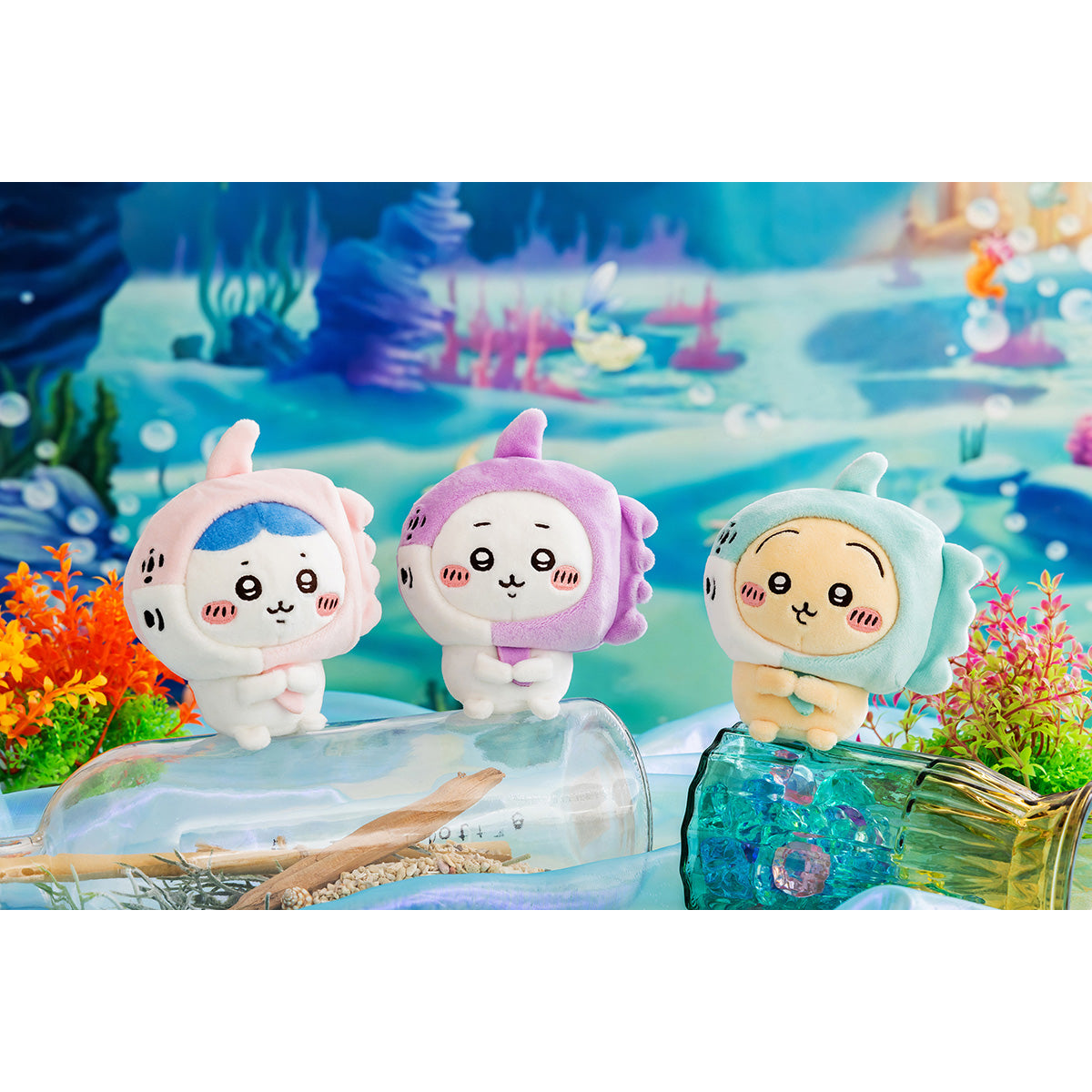 Chiikawa Aquarium Manta Ray! Hold Mascot (Hachiware)