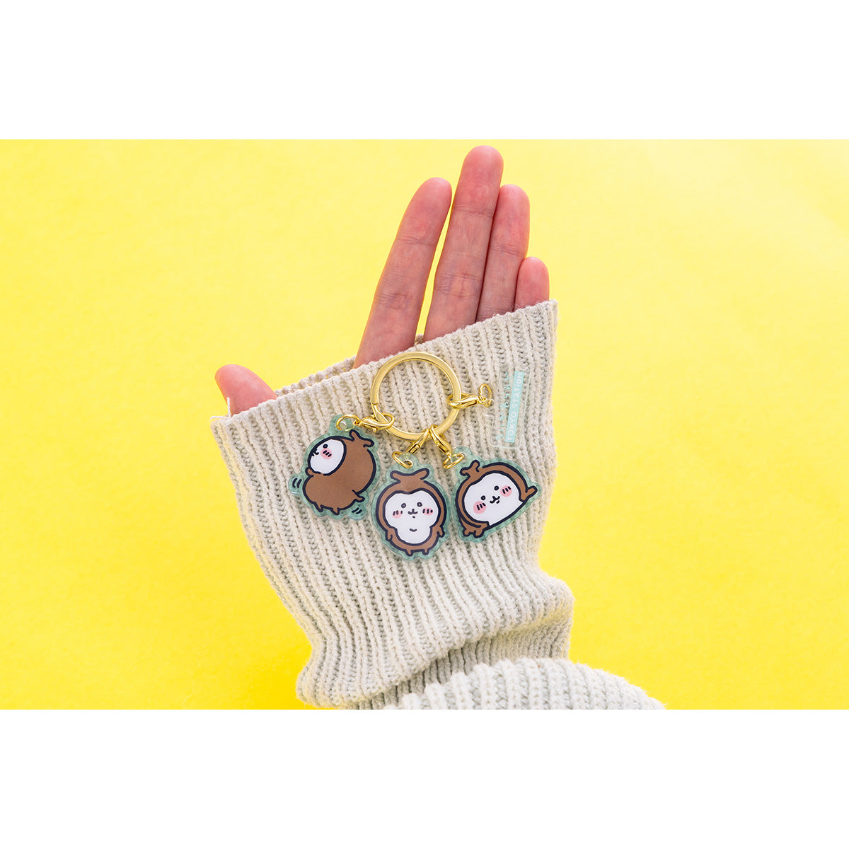 吉伊卡哇 东京特产 可分开的三连亚克力吊饰（吉伊卡哇）