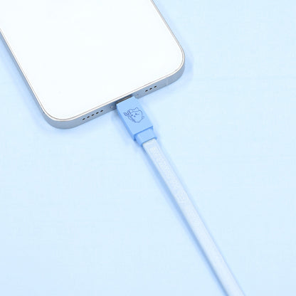 Chiikawa Lightning Compatible Sync & Charge Cable (Hachiware)
