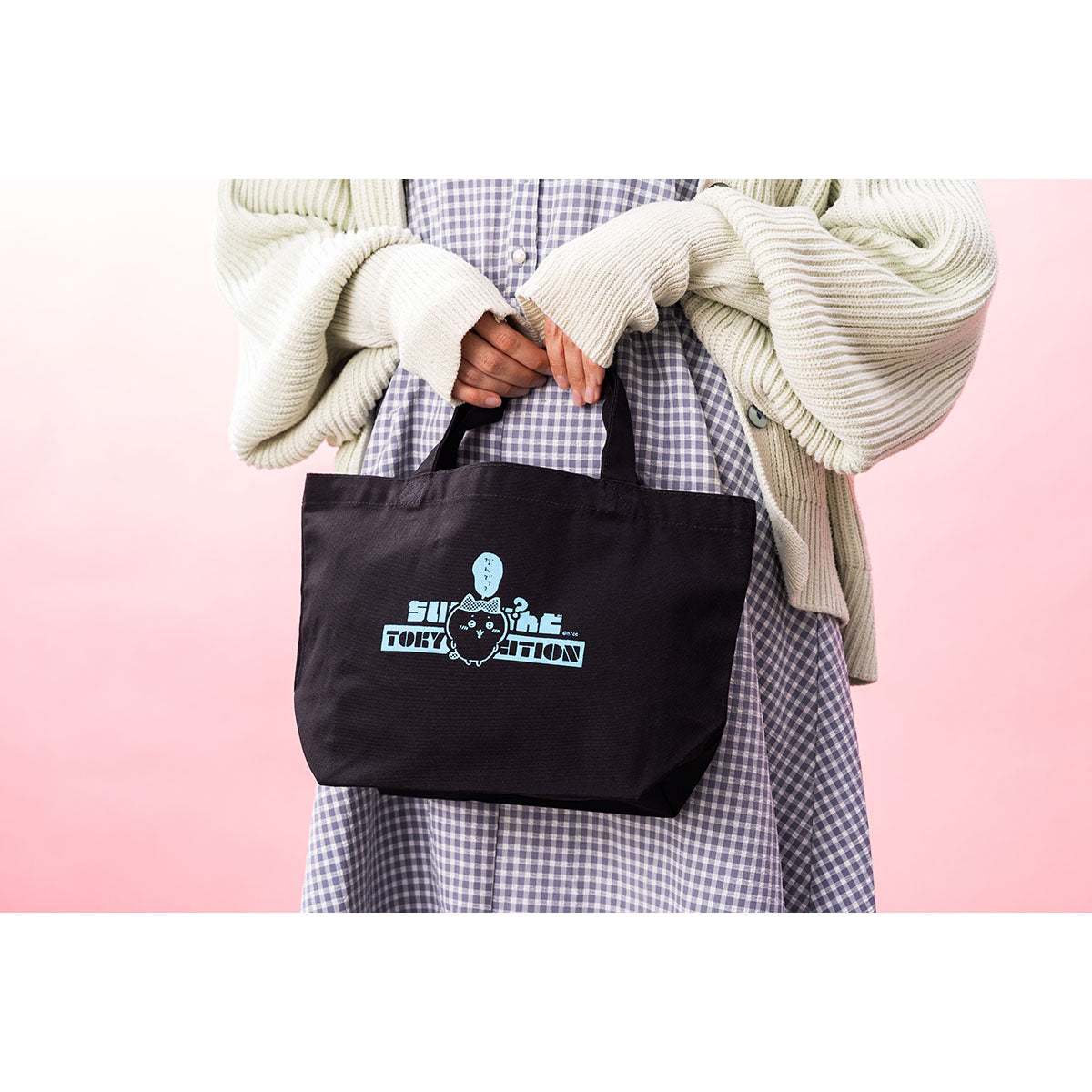 Chiikawa Tokyo Souvenir Lunch-Sized Tote Bag (Hachiware)