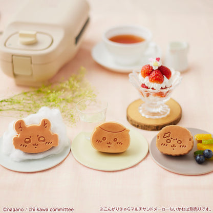 [Pre-order] Chiikawa Crispy Character Multi Sandwich Maker Cake Plate (Kurimanju, Momonga, Rakko) (Shipping Scheduled from Late June 2024, No Cancellations for Delays, Cannot Be Purchased with Regular Items, No Campaign Eligibility)
