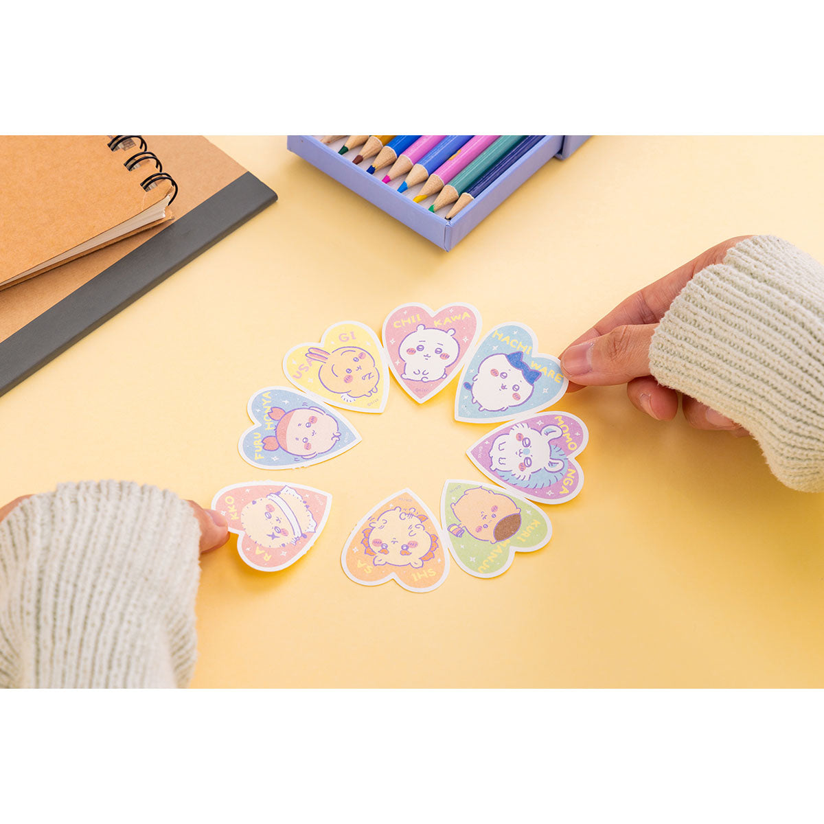 Chiikawa Tokyo Souvenir Dividable Sticker (Heart)