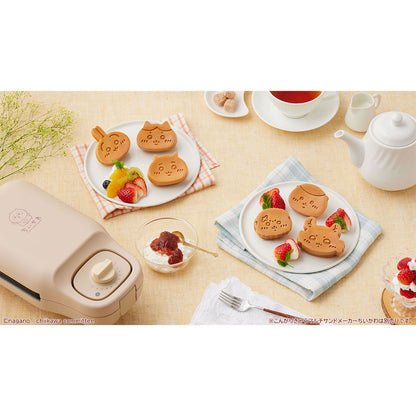 [Pre-order] Chiikawa Crispy Character Multi Sandwich Maker Cake Plate (Kurimanju, Momonga, Rakko) (Shipping Scheduled from Late June 2024, No Cancellations for Delays, Cannot Be Purchased with Regular Items, No Campaign Eligibility)