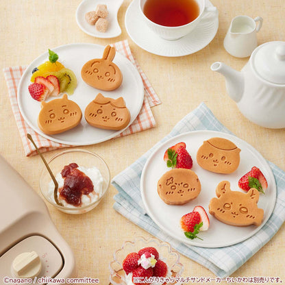 [Pre-order] Chiikawa Crispy Character Multi Sandwich Maker Cake Plate (Kurimanju, Momonga, Rakko) (Shipping Scheduled from Late June 2024, No Cancellations for Delays, Cannot Be Purchased with Regular Items, No Campaign Eligibility)