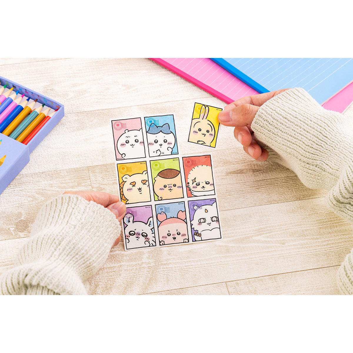 吉伊卡哇  東京特產 切割式！貼紙（郵票風）