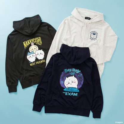 吉伊卡哇 拉鍊衛衣 考試 海軍藍