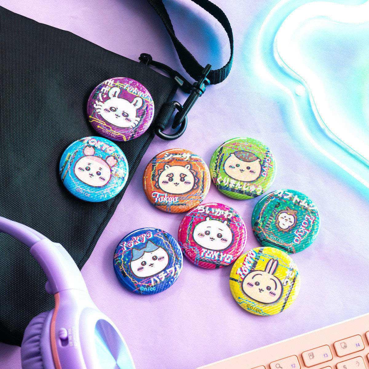 Chiikawa Tokyo Chiikawa Holographic Can Badge Collection (8 types)