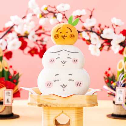 吉伊卡哇 變成鏡餅的玩偶