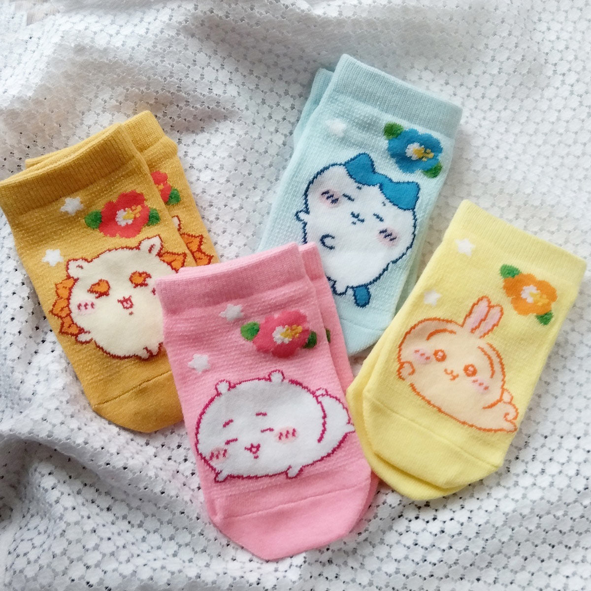 ちいかわ メッシュスニーカー丈ソックス（シーサー・アロハ）