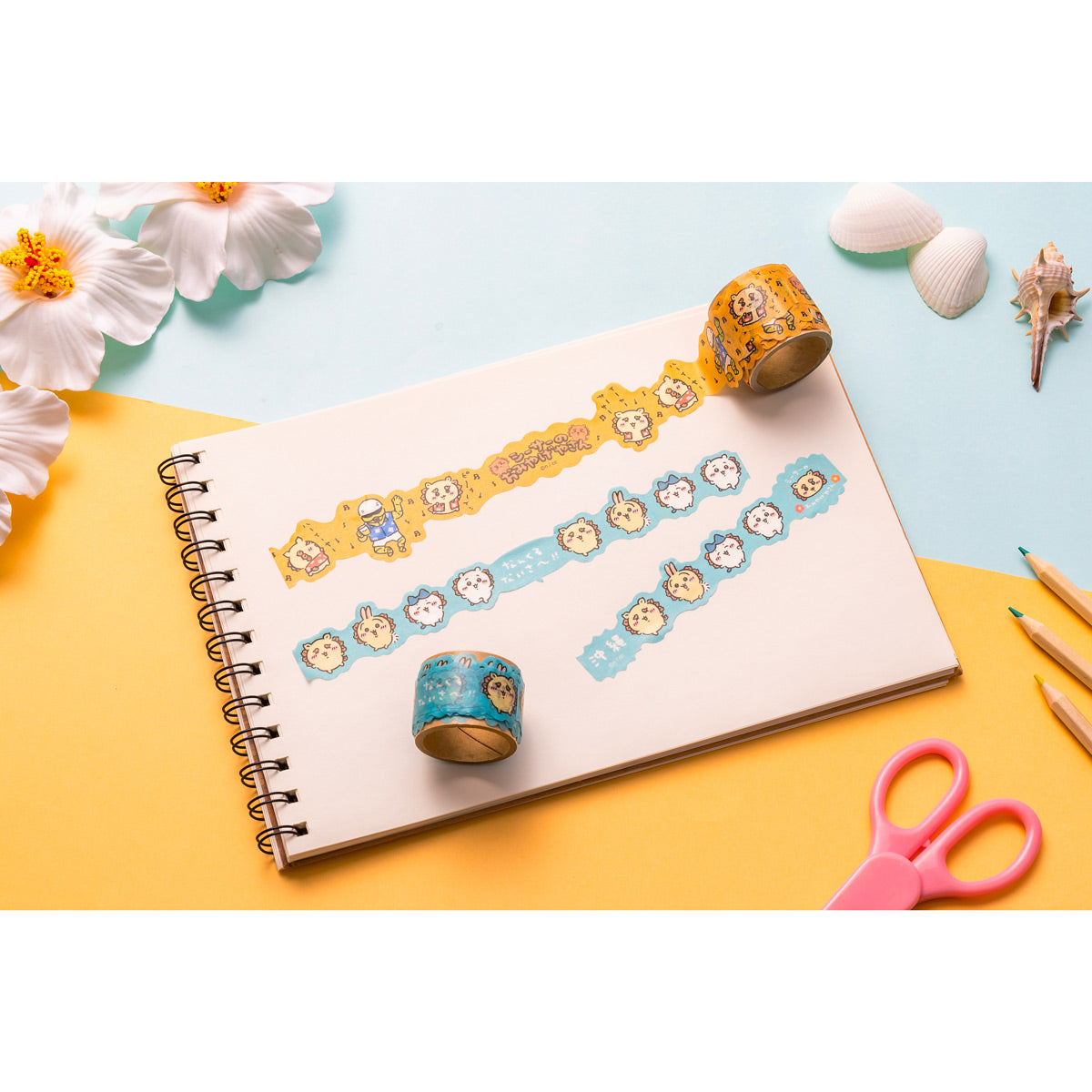 Chiikawa Shisa's Souvenir Shop Die-Cut Masking Tape (Nankurunai-sa~!!)